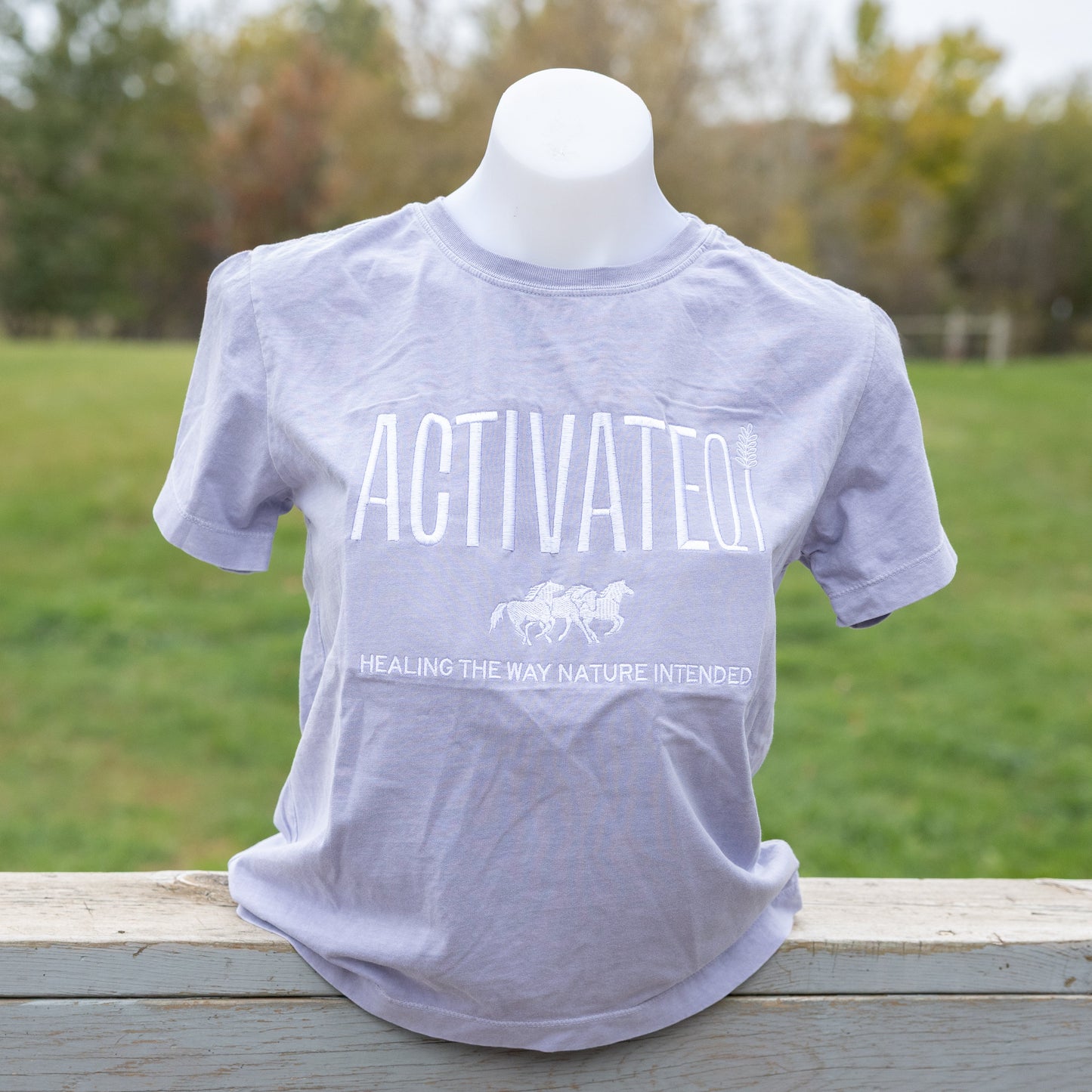 ActivateQi Embroidered Healing The Way Nature Intended Tee