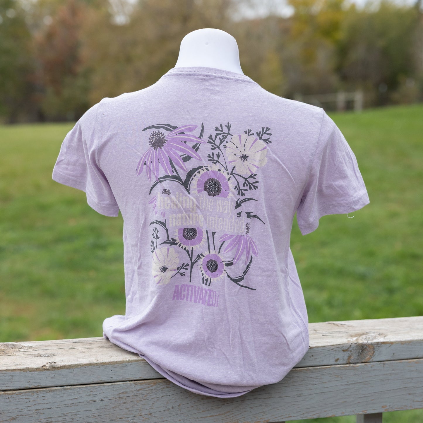 ActivateQi Healing The Way Nature Intended Flower Tee