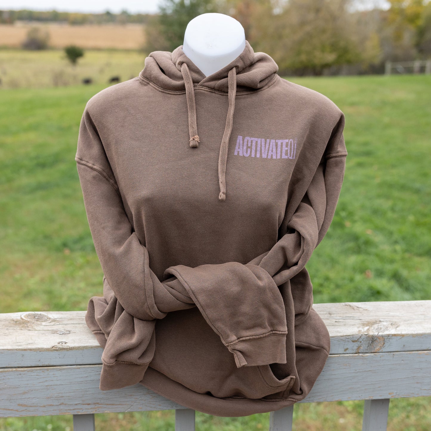ActivateQi Healing The Way Nature Intended Flower Hoodie