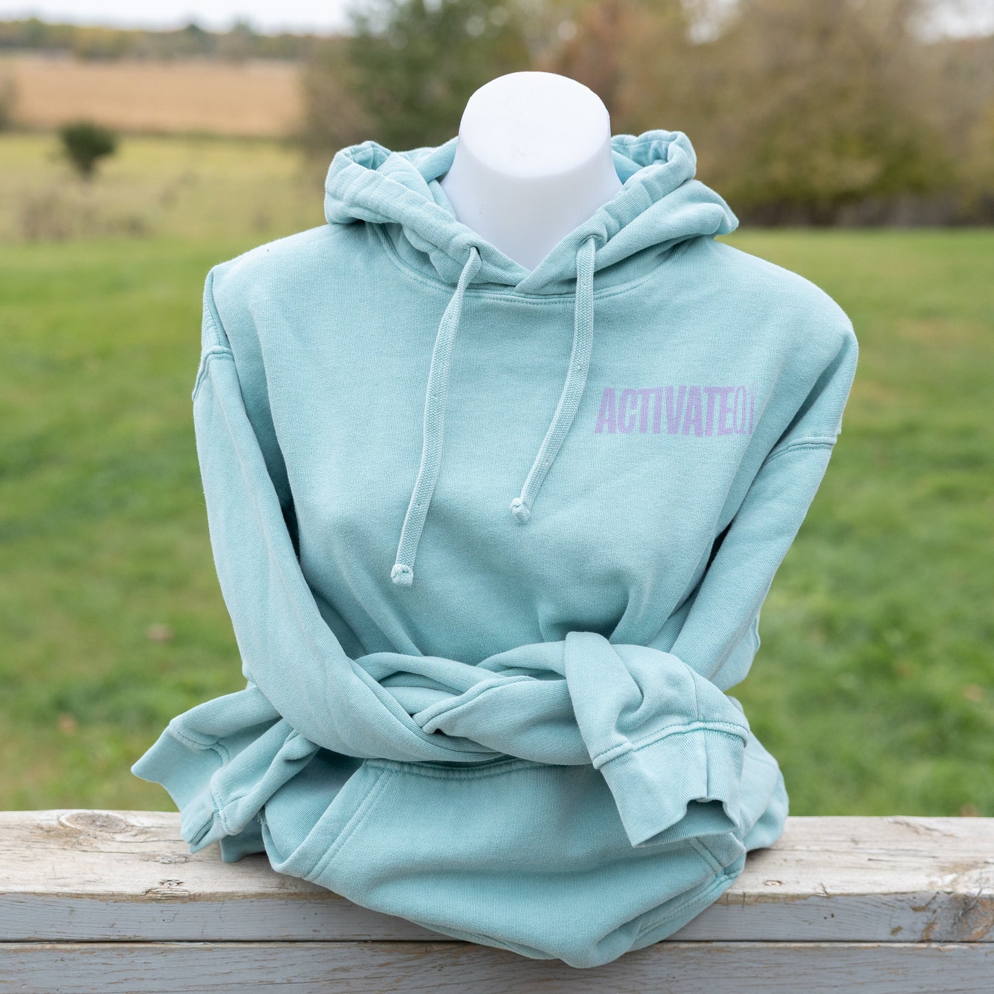 ActivateQi Healing The Way Nature Intended Flower Hoodie