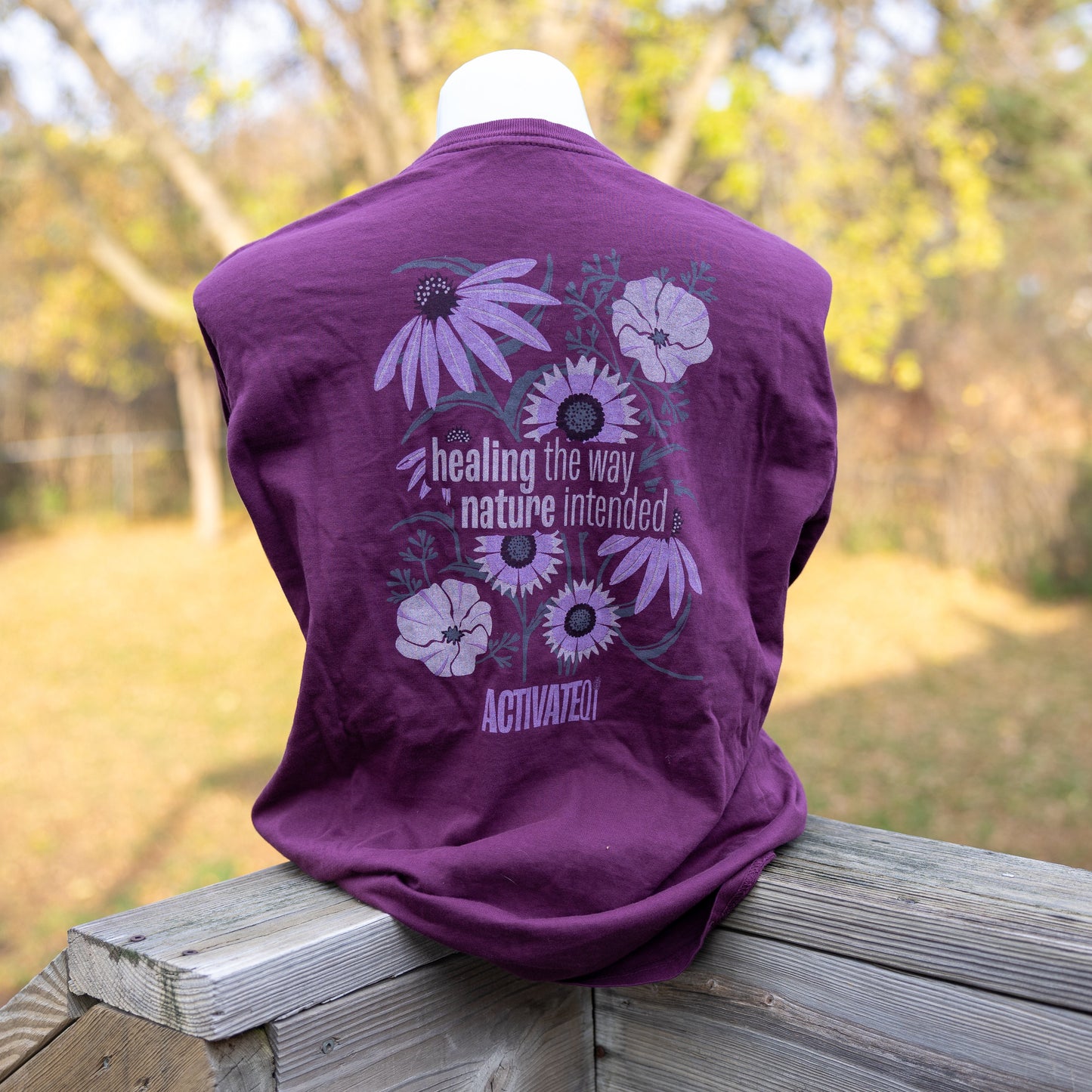 ActivateQi Healing The Way Nature Intended Flower Long Sleeve