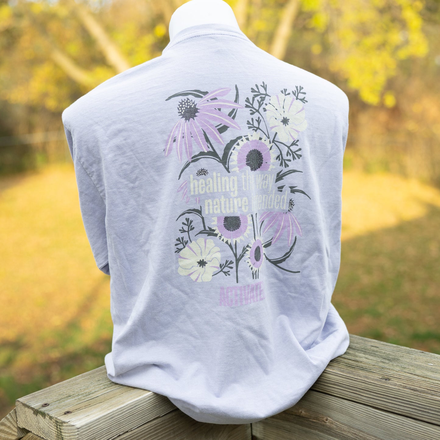ActivateQi Healing The Way Nature Intended Flower Long Sleeve