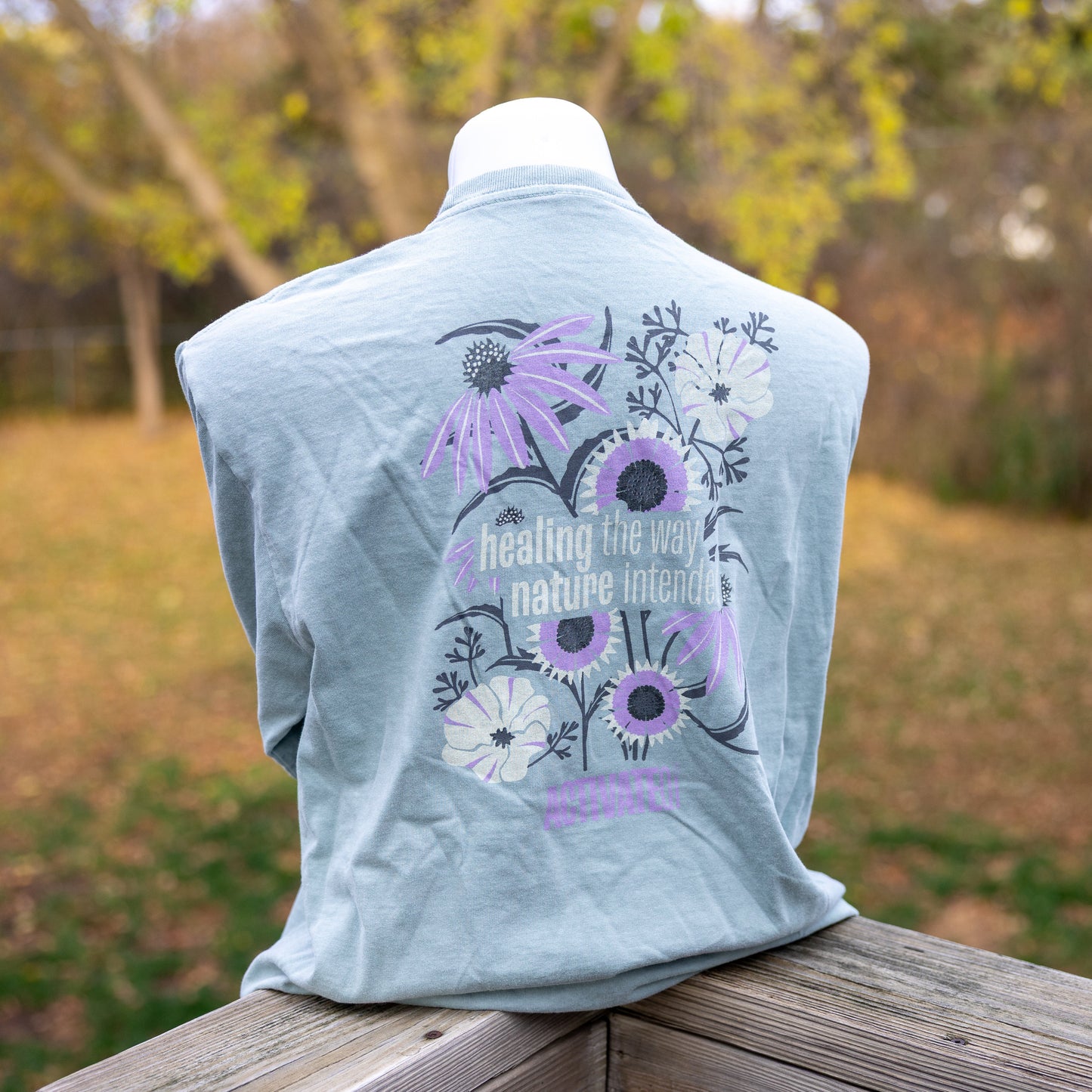 ActivateQi Healing The Way Nature Intended Flower Long Sleeve