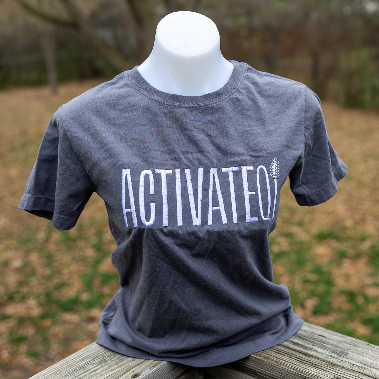 ActivateQi Embroidered Qi Crew Neck Tee
