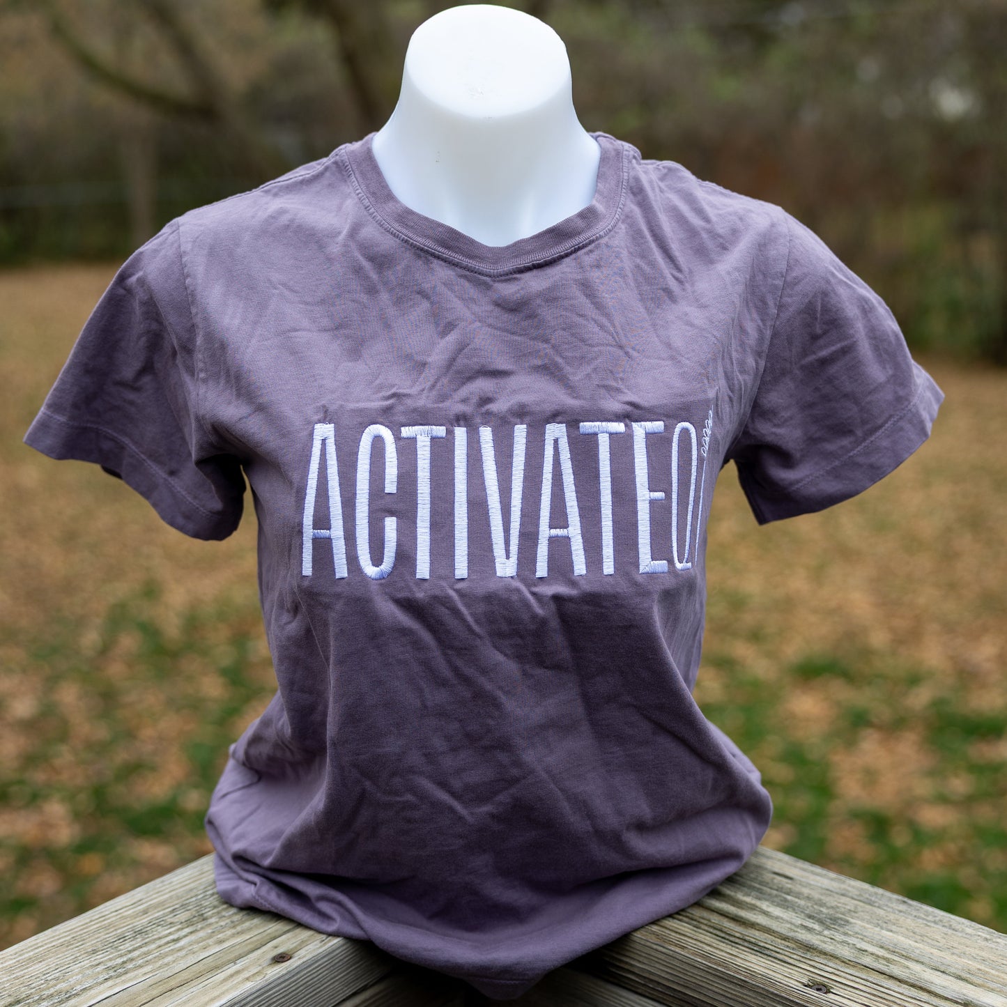 ActivateQi Embroidered Qi Crew Neck Tee