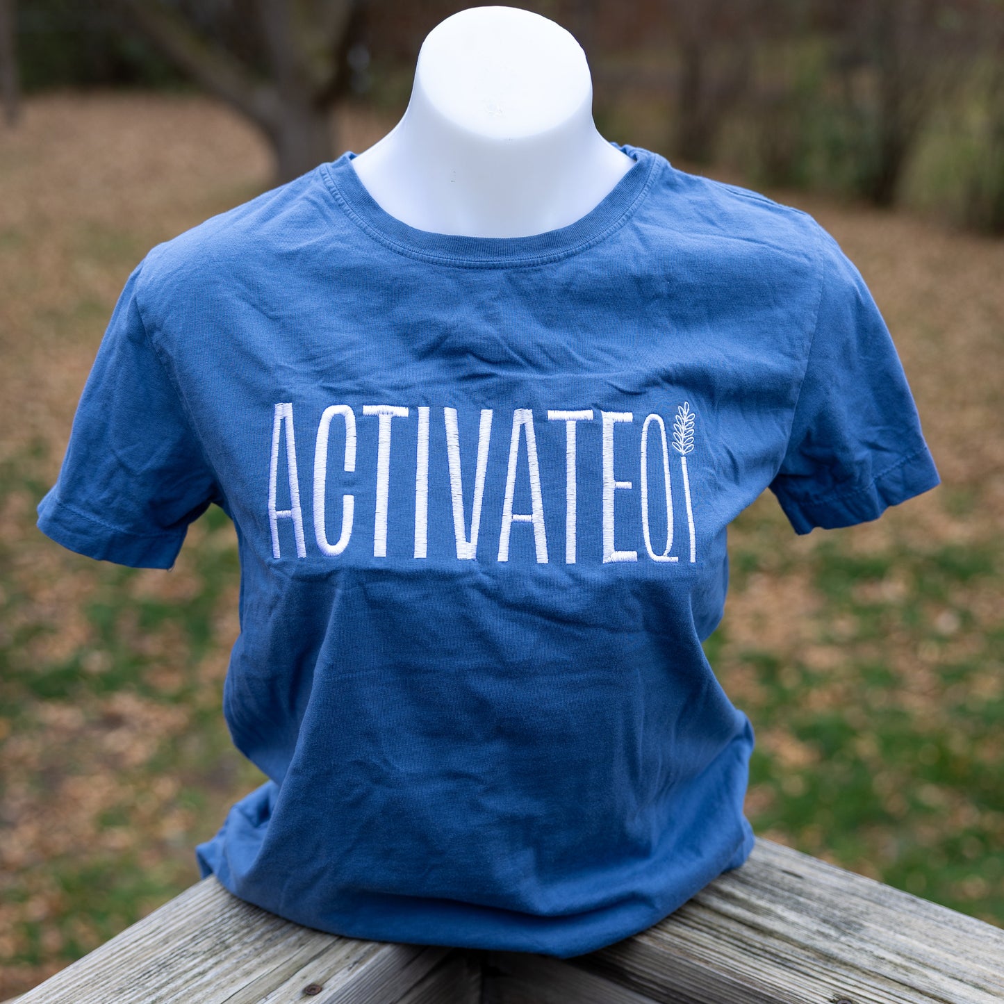 ActivateQi Embroidered Qi Crew Neck Tee