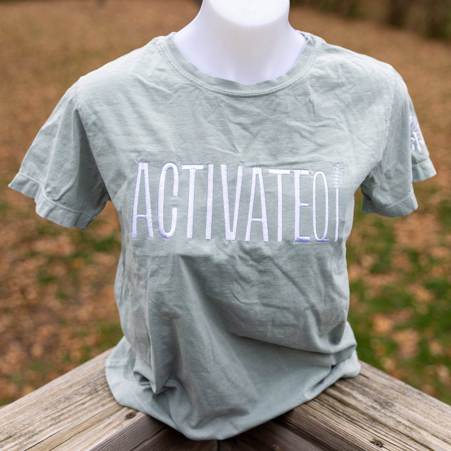 ActivateQi Embroidered Qi Crew Neck Tee