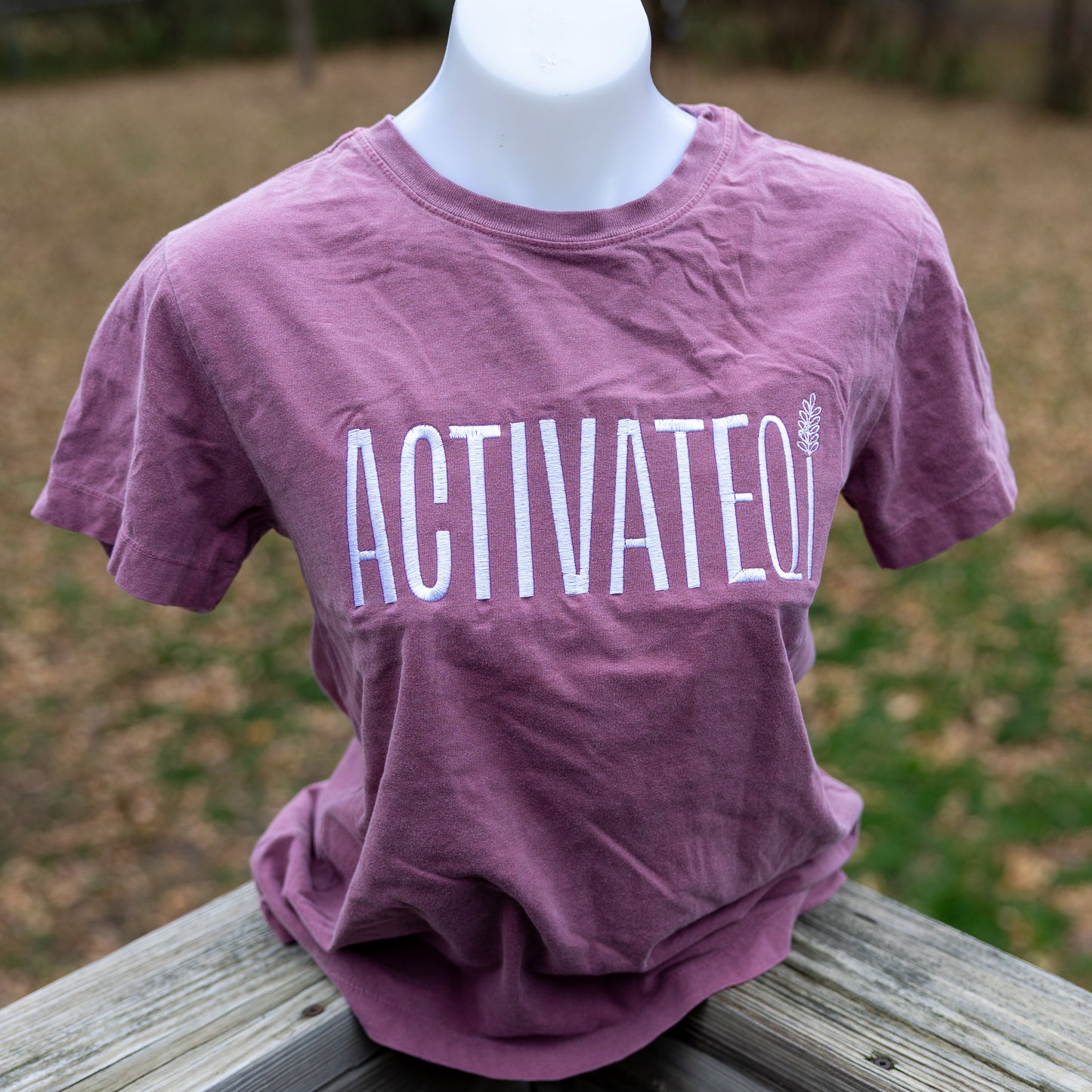 ActivateQi Embroidered Qi Crew Neck Tee