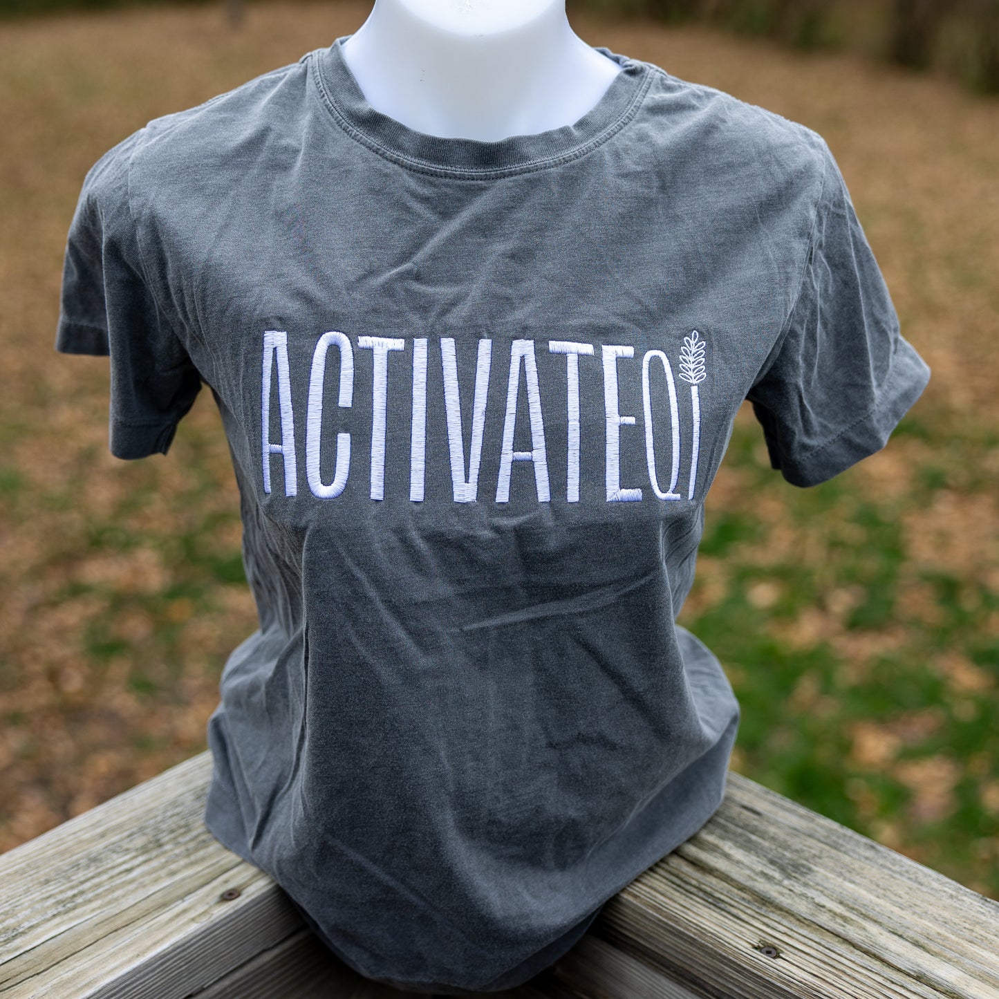 ActivateQi Embroidered Qi Crew Neck Tee