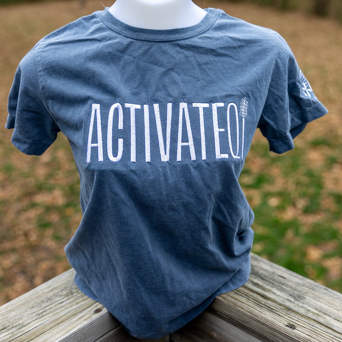 ActivateQi Embroidered Qi Crew Neck Tee