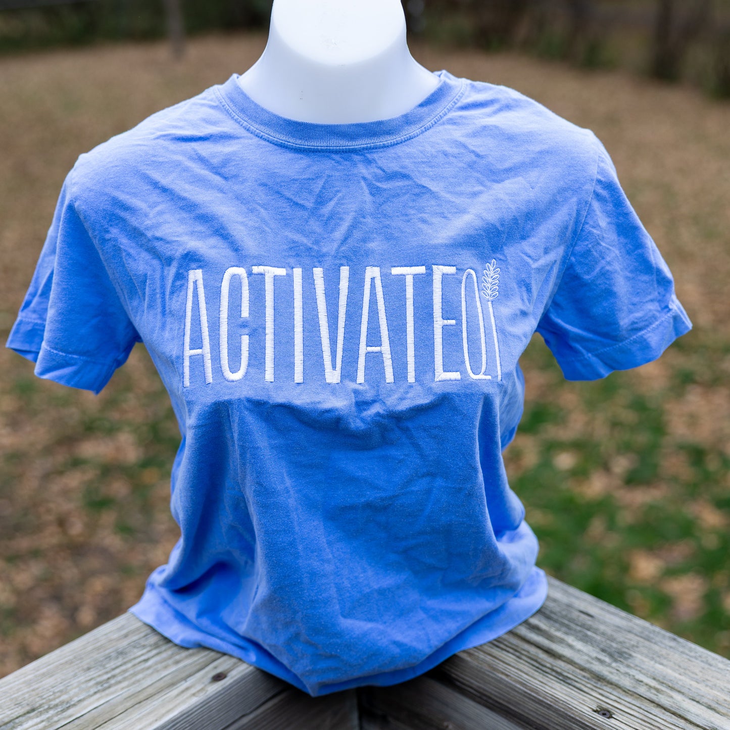 ActivateQi Embroidered Qi Crew Neck Tee