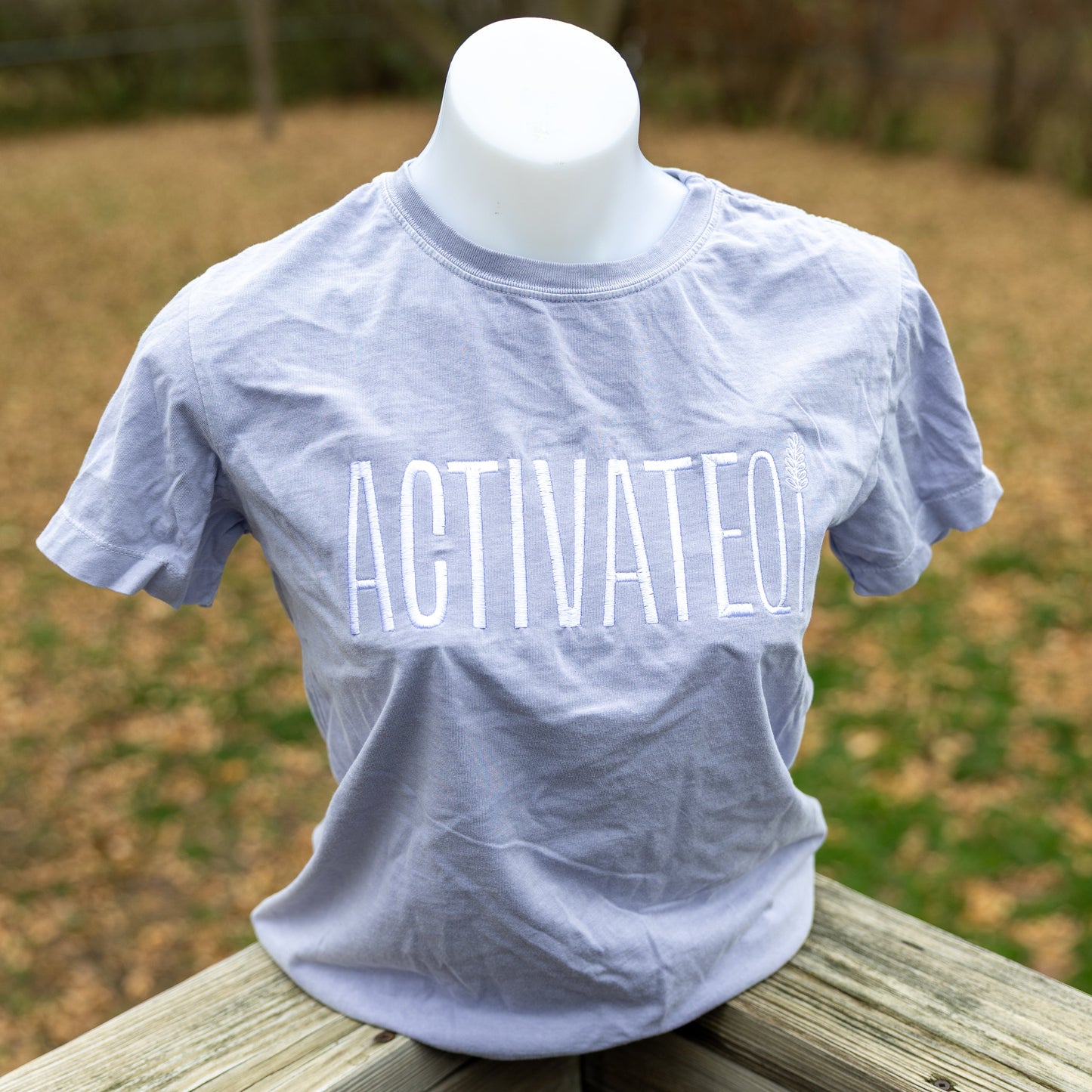 ActivateQi Embroidered Qi Crew Neck Tee