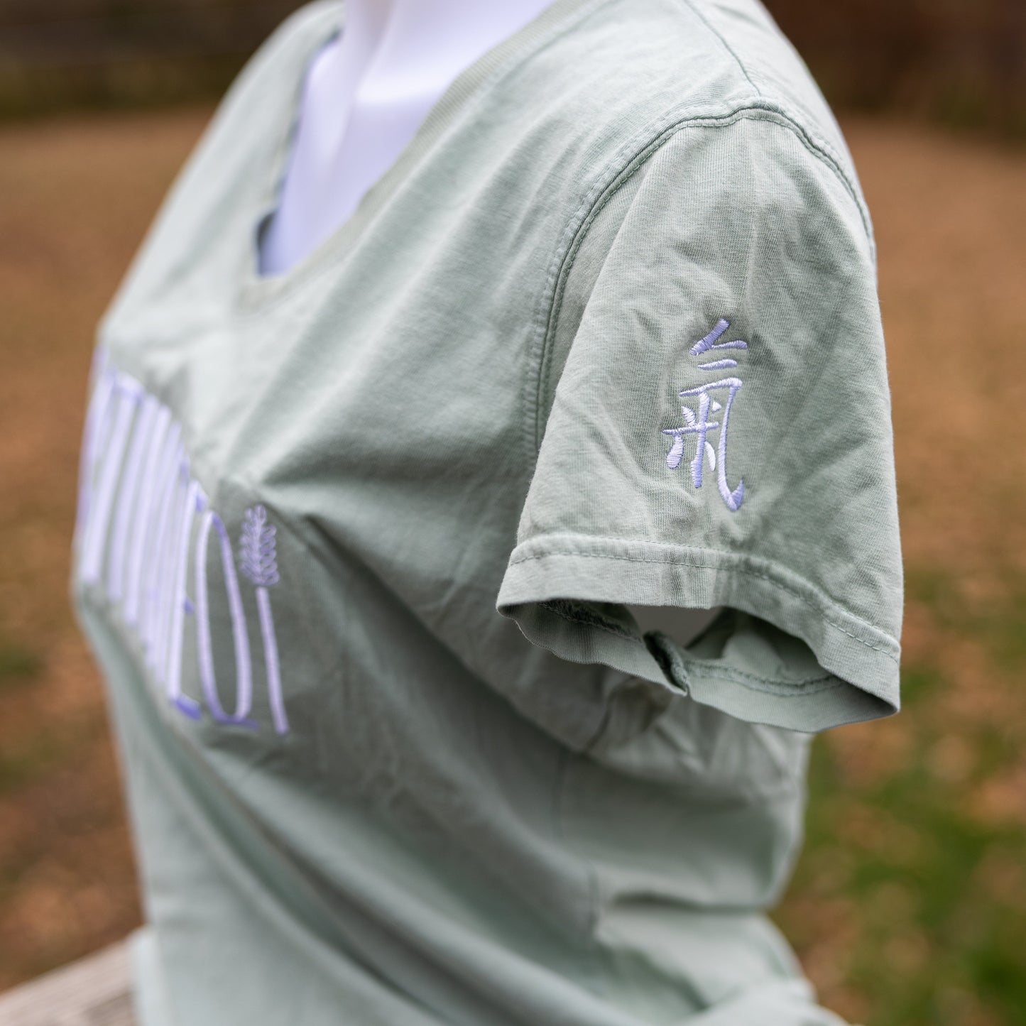 ActivateQi Embroidered Qi V-Neck Tee