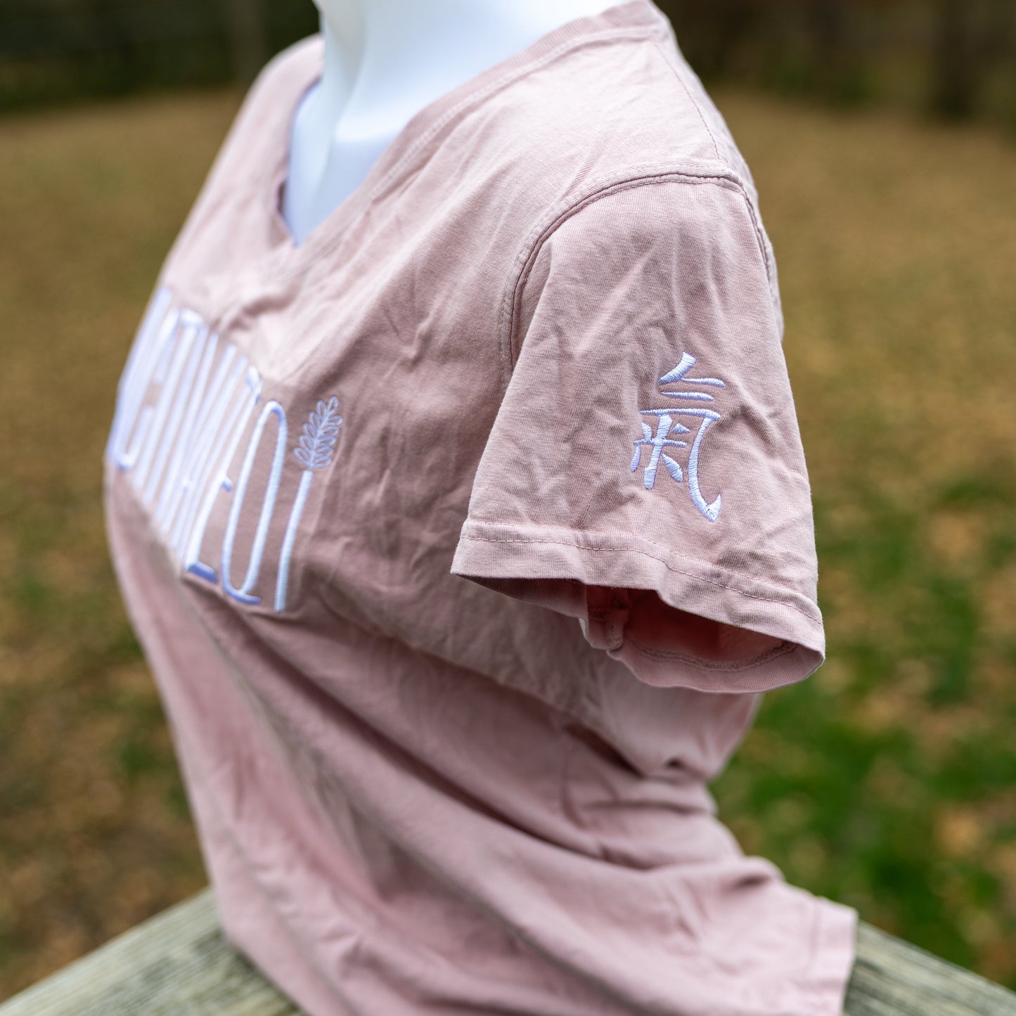 ActivateQi Embroidered Qi V-Neck Tee